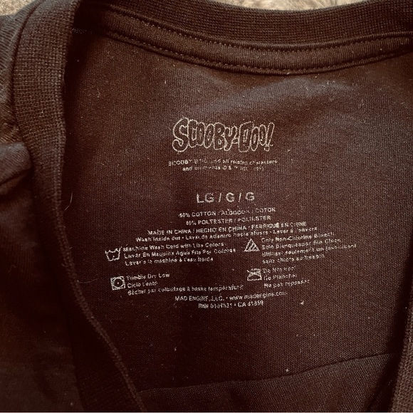 Scooby Doo Black Tshirt - Unisex - Picture 6 of 7
